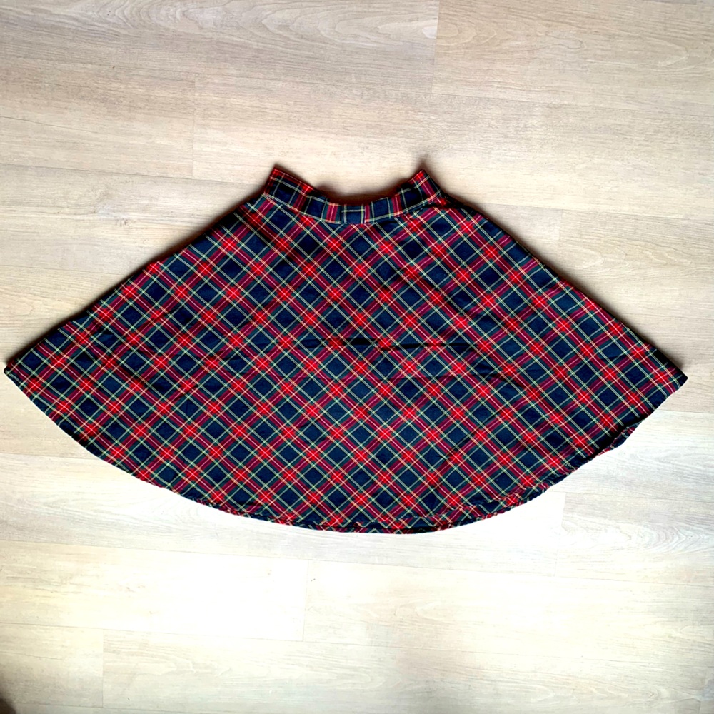 ModCloth midi holiday skirt